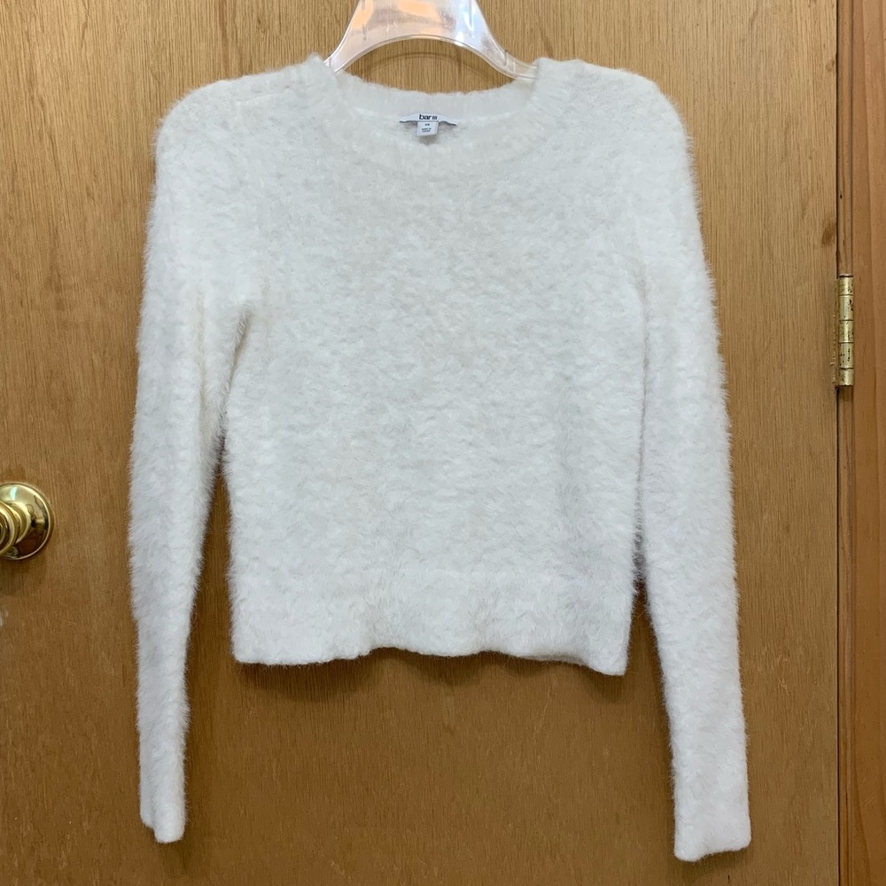 White Fluffy Sweater